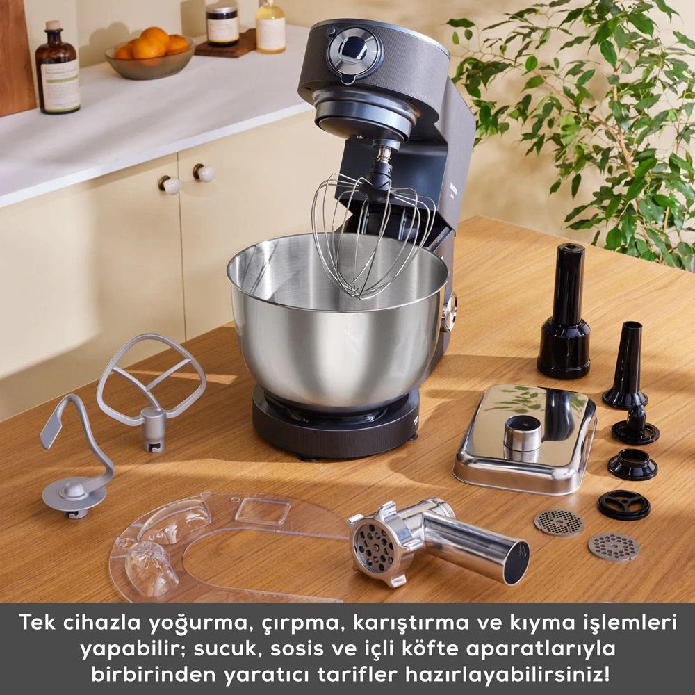 KARACA MULTICHEF ULTRA 2000W 7 LT STAND MİKSER,ANTHRACITE