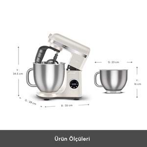 KARACA MASTERMAİD CHEF ULTRA D2000 MUTFAK ŞEFİ, STARLIGHT