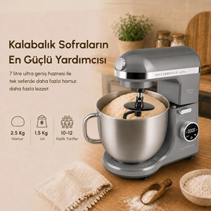 KARACA MASTERMAİD CHEF ULTRA D2000 MUTFAK ŞEFİ, GALAXY GREY