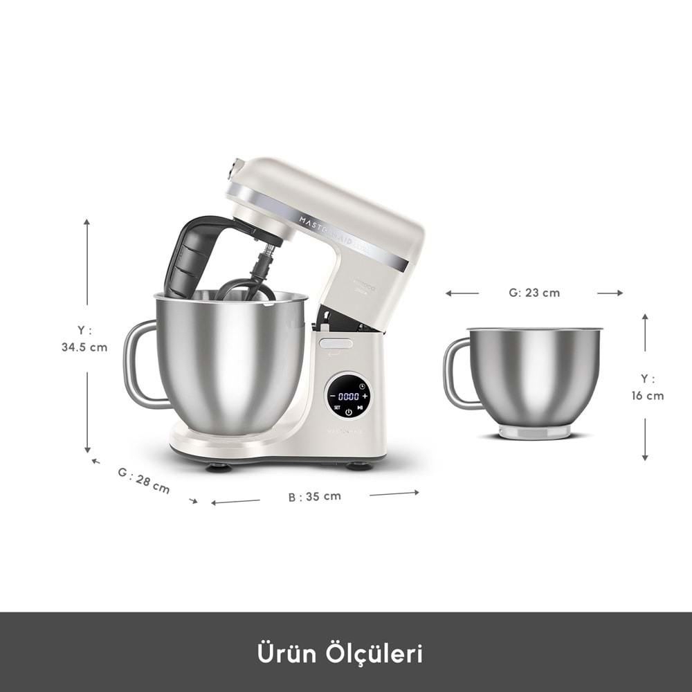 KARACA MASTERMAİD CHEF ULTRA D2000 MUTFAK ŞEFİ, STARLIGHT
