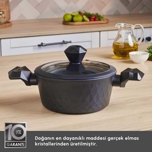 KARACA BIODIAMOND ANTIBAKTERIYEL KULP 20 CM TENCERE
