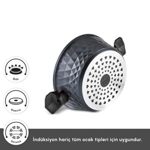 KARACA BIODIAMOND ANTIBAKTERIYEL KULP 20 CM TENCERE